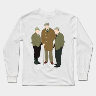 Compo, Clegg and Foggy, Last of the Summer Wine Long Sleeve T-Shirt